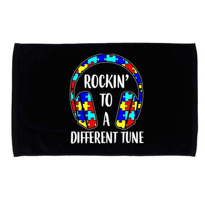 Rockin To A Different Tune Autism Awareness Microfiber Hand Towel