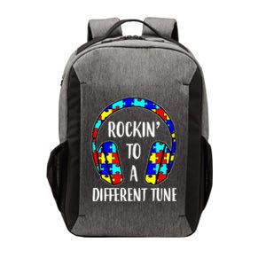 Rockin To A Different Tune Autism Awareness Vector Backpack