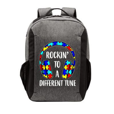 Rockin To A Different Tune Autism Awareness Vector Backpack