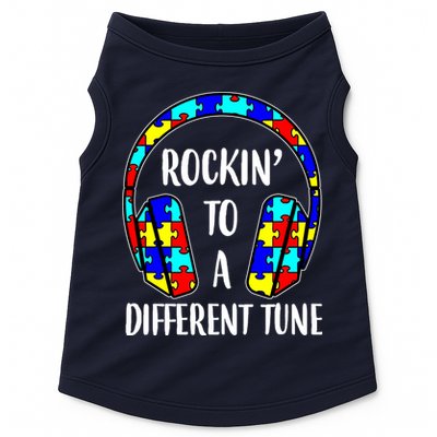 Rockin To A Different Tune Autism Awareness Doggie Tank