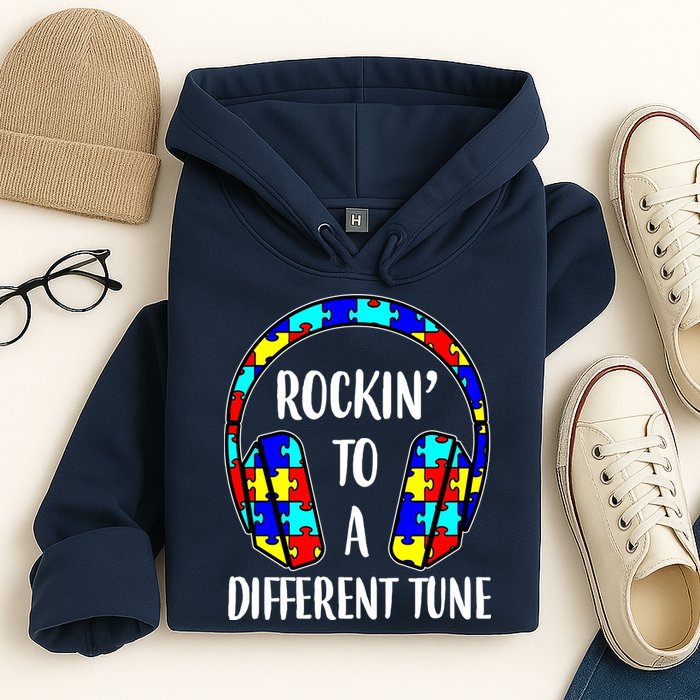 Rockin To A Different Tune Autism Awareness Hoodie