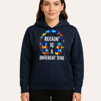 Rockin To A Different Tune Autism Awareness Hoodie