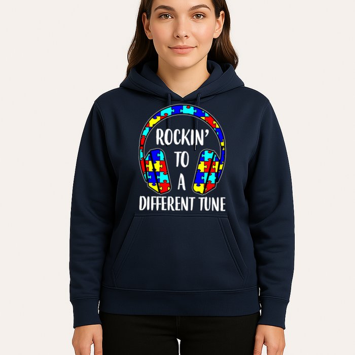 Rockin To A Different Tune Autism Awareness Hoodie