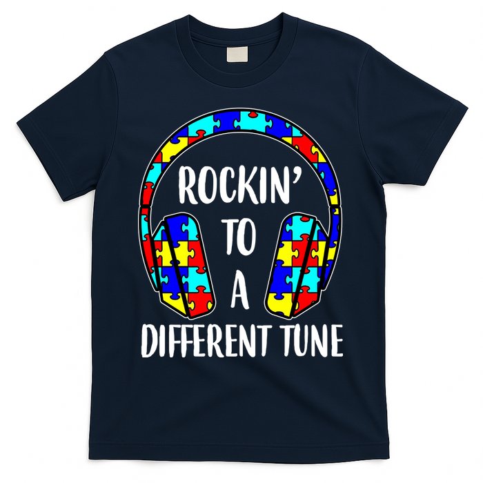 Rockin To A Different Tune Autism Awareness T-Shirt