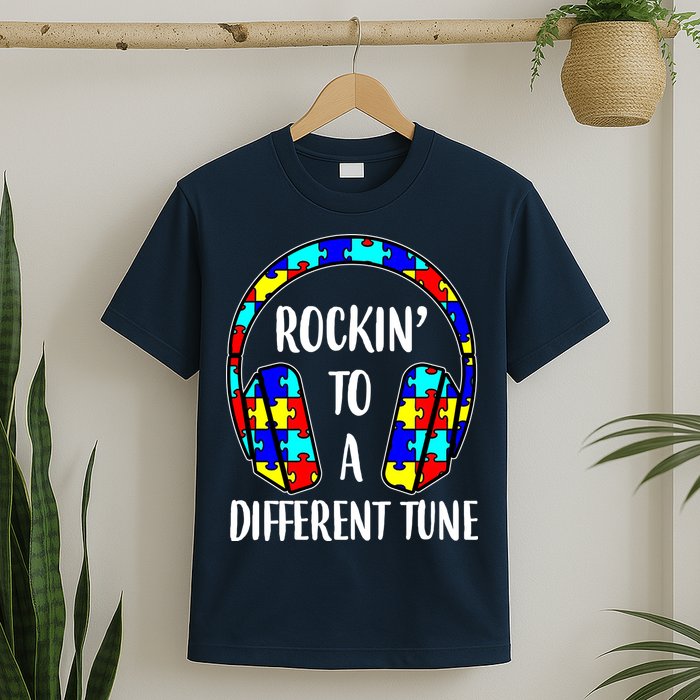 Rockin To A Different Tune Autism Awareness T-Shirt