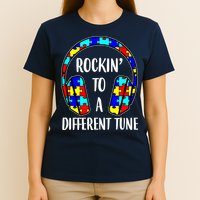 Rockin To A Different Tune Autism Awareness T-Shirt
