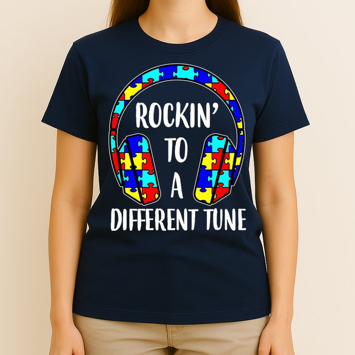 Rockin To A Different Tune Autism Awareness T-Shirt