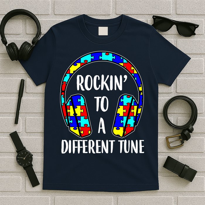 Rockin To A Different Tune Autism Awareness T-Shirt
