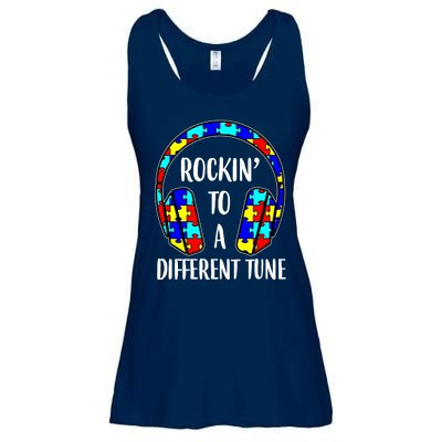 Rockin To A Different Tune Autism Awareness Ladies Essential Flowy Tank