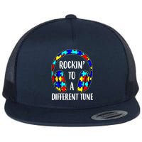 Rockin To A Different Tune Autism Awareness Flatbill Hat