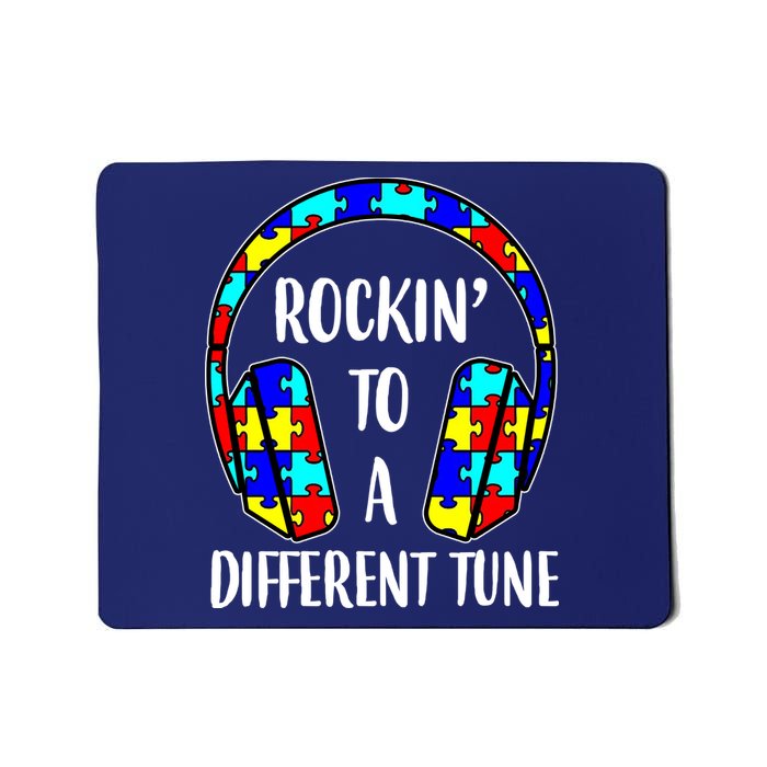 Rockin To A Different Tune Autism Awareness Mousepad