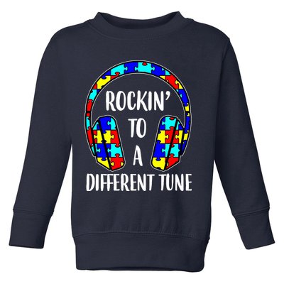 Rockin To A Different Tune Autism Awareness Toddler Sweatshirt