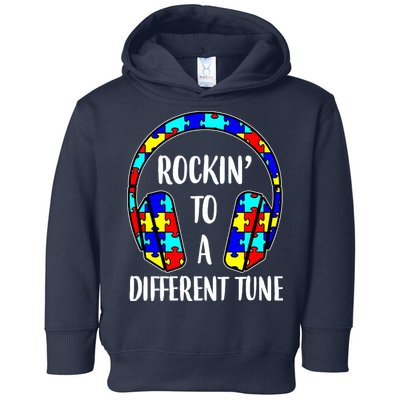 Rockin To A Different Tune Autism Awareness Toddler Hoodie