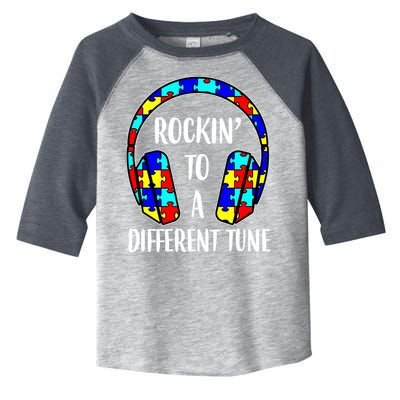 Rockin To A Different Tune Autism Awareness Toddler Fine Jersey T-Shirt