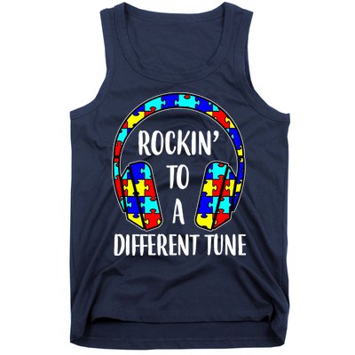 Rockin To A Different Tune Autism Awareness Tank Top
