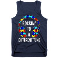 Rockin To A Different Tune Autism Awareness Tank Top