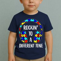 Rockin To A Different Tune Autism Awareness Toddler T-Shirt