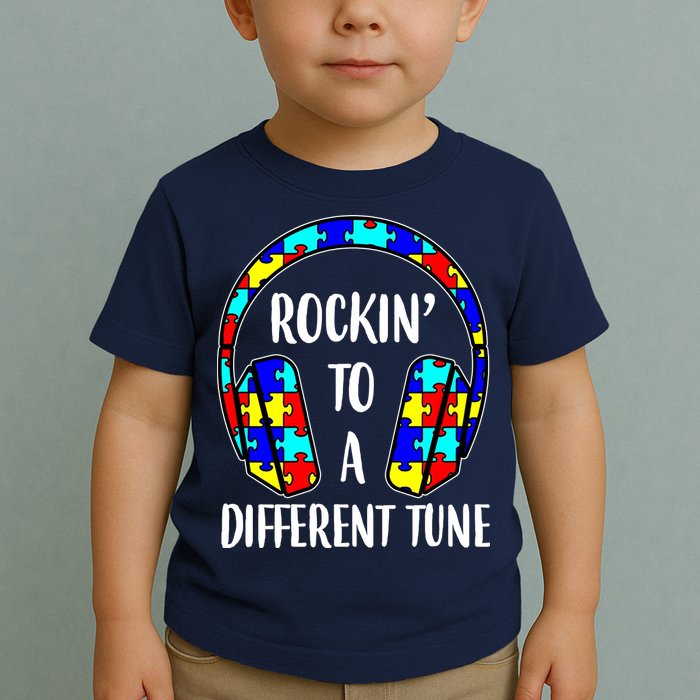 Rockin To A Different Tune Autism Awareness Toddler T-Shirt
