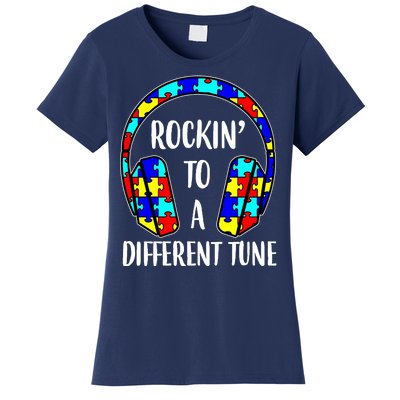 Rockin To A Different Tune Autism Awareness Women's T-Shirt