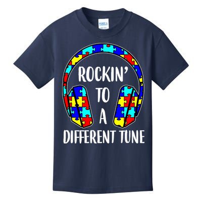 Rockin To A Different Tune Autism Awareness Kids T-Shirt