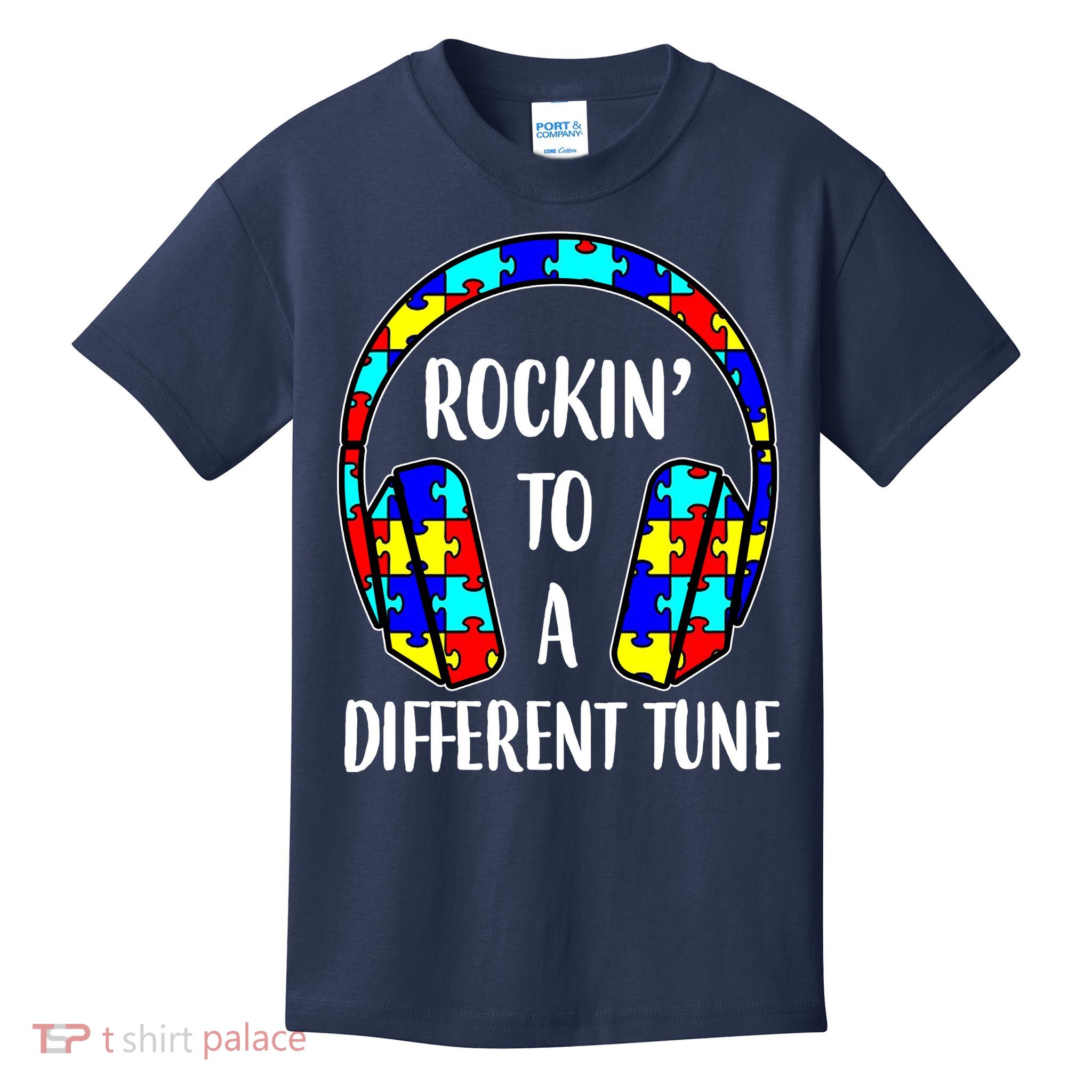 Rockin To A Different Tune Autism Awareness Kids T-Shirt