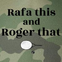 Rafa This And Roger That Roger Federer Lover Fan Thank You Tennis Lover Legacy Tie Dye Trucker Hat