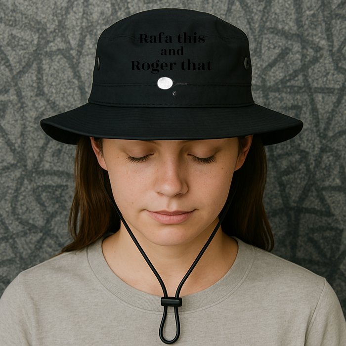 Rafa This And Roger That Roger Federer Lover Fan Thank You Tennis Lover Bucket Hat
