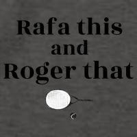 Rafa This And Roger That Roger Federer Lover Fan Thank You Tennis Lover Vector Backpack