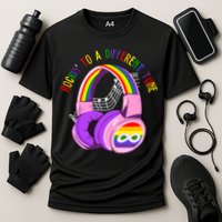 Rockin To A Different Tune Rainbow Autism Awareness Performance Shirt