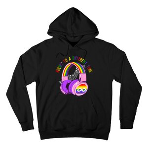 Rockin To A Different Tune Rainbow Autism Awareness Hoodie