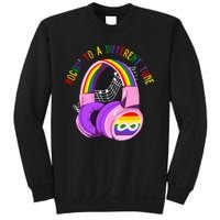 Rockin To A Different Tune Rainbow Autism Awareness Sweatshirt