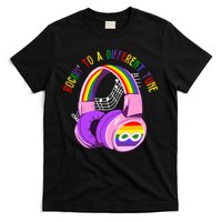 Rockin To A Different Tune Rainbow Autism Awareness T-Shirt