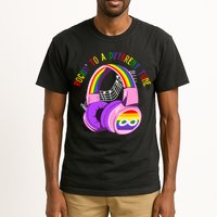 Rockin To A Different Tune Rainbow Autism Awareness Tall T-Shirt