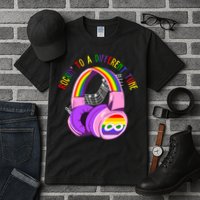 Rockin To A Different Tune Rainbow Autism Awareness Tall T-Shirt