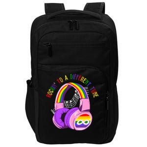 Rockin To A Different Tune Rainbow Autism Awareness Impact Tech Backpack