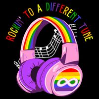 Rockin To A Different Tune Rainbow Autism Awareness Impact Tech Backpack