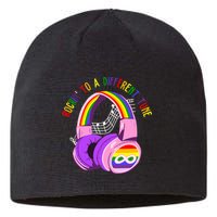Rockin To A Different Tune Rainbow Autism Awareness Sustainable Beanie