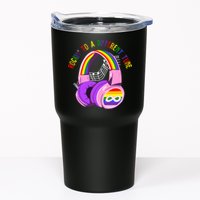 Rockin To A Different Tune Rainbow Autism Awareness Tumbler
