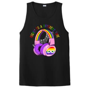 Rockin To A Different Tune Rainbow Autism Awareness PosiCharge Competitor Tank