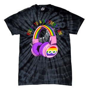 Rockin To A Different Tune Rainbow Autism Awareness Tie-Dye T-Shirt