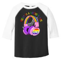 Rockin To A Different Tune Rainbow Autism Awareness Toddler Fine Jersey T-Shirt
