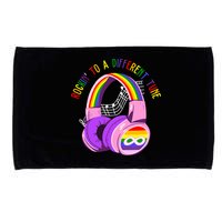 Rockin To A Different Tune Rainbow Autism Awareness Microfiber Hand Towel