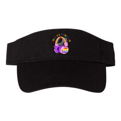 Rockin To A Different Tune Rainbow Autism Awareness Visor
