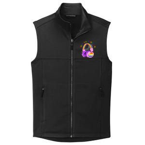 Rockin To A Different Tune Rainbow Autism Awareness Collective Smooth Fleece Vest