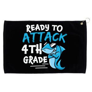 Ready To Attack Fourth Grade Cute 4Th Grade Cool Gift Grommeted Golf Towel