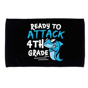 Ready To Attack Fourth Grade Cute 4Th Grade Cool Gift Microfiber Hand Towel