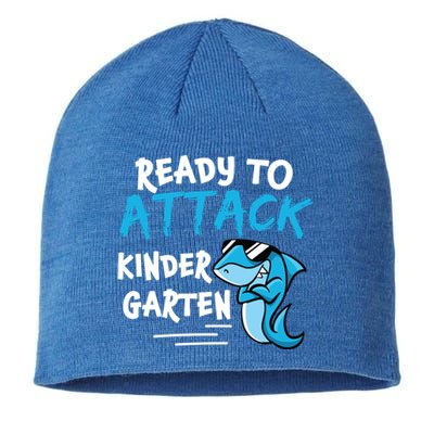 Ready To Attack Kindergarten Cute Kindergarten Funny Gift Sustainable Beanie