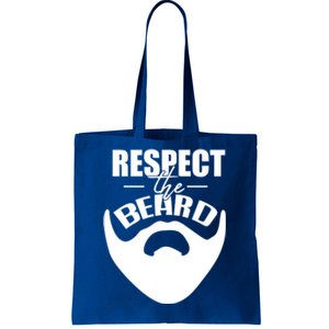 Respect The Beard Gift For Dad Uncle Gift Tote Bag