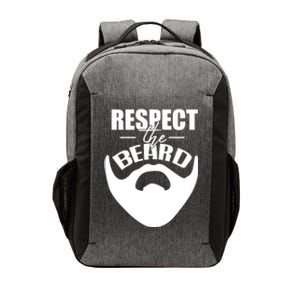 Respect The Beard Gift For Dad Uncle Gift Vector Backpack