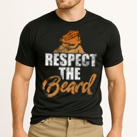 Respect The Beard Bearded Dragon Distressed Great Gift Cooling Performance Crew T-Shirt